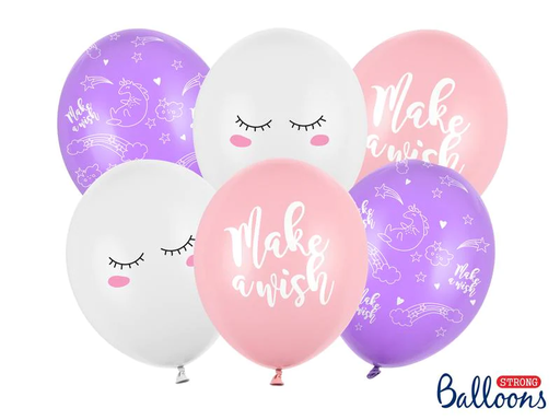 [90197894 1269847] Partydeco Luftballon Unicorn mix Ø 30 cm, 6 Stück