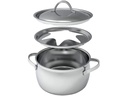 Kisag Fondue-Topf Verbier Silber