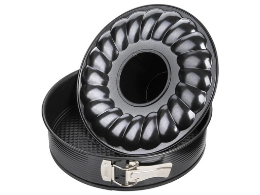 [90198059 1264540] Zenker Springform Black Metallic mit Flach- und Rohrboden, Ø 26 cm