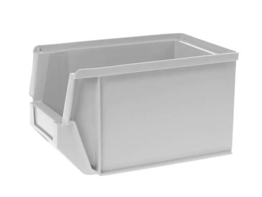 [90198218 329082] Utz Sichtlagerkasten SILAFIX 4 Silbergrau