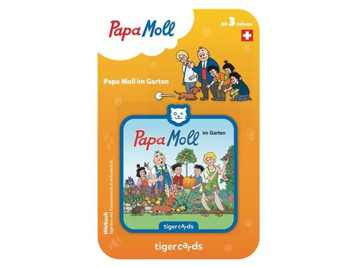 [90198220 1278484] Tigermedia tigercard Papa Moll – Im Garten