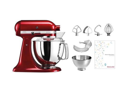 [90030126 918956] KitchenAid Küchenmaschine KSM200 Weinrot