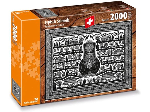 [90198954 1280176] Carta.Media Puzzle Typisch Schweiz