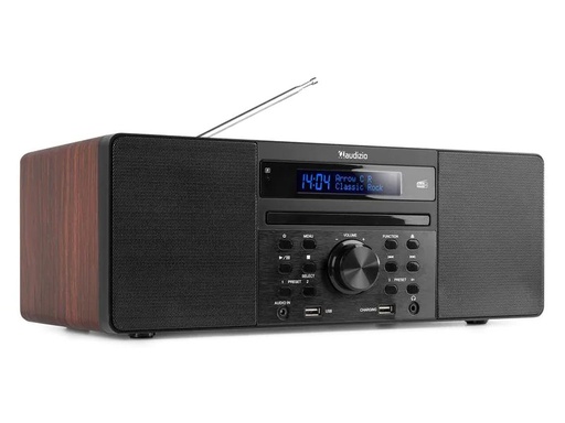 [90198996 1246039] Audizio Radio/CD-Player Prato Dunkelbraun