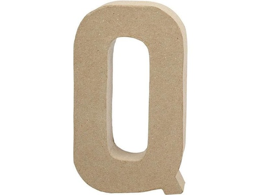 [90199030 1269340] Creativ Company Papp-Buchstabe Q 20.3 cm