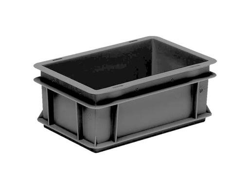 [90199057 378279] Utz Stapelbehälter RAKO ESD 300 x 200 x 117 Schwarz