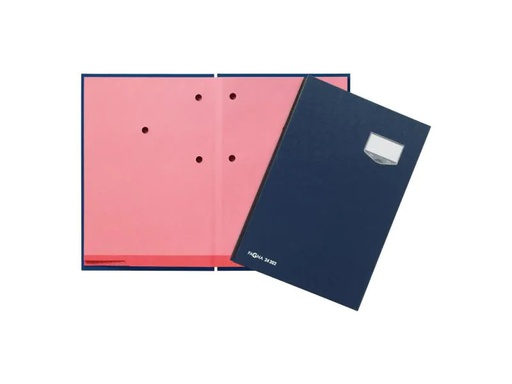 [90030154 649093] Pagna Unterschriftenmappe De Luxe mit 20 Fächer, Blau