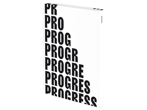 [90199199 1273089] Nuuna Notizbuch Graphic L Work in Progress 22 x 16.5 cm, Dot