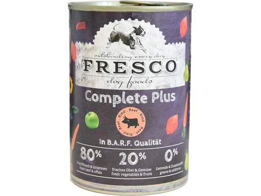 [90199223 1262528] FRESCO Nassfutter Complete Plus Rind 400 g