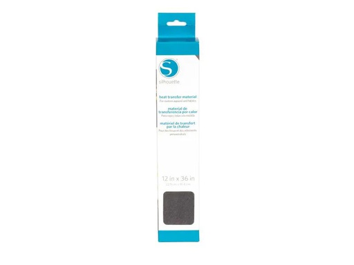 [90030256 619251] Silhouette Aufbügelfolie 30.5 cm x 90 cm Grau, beflockt