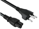 Diggelmann Netzkabel 2.5 m C5 - T12 Schwarz