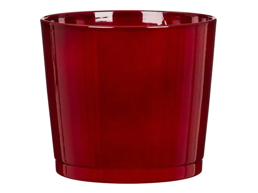 [90199398 1268481] scheurich Blumentopf Dark Red 24.3 cm, Dunkelrot