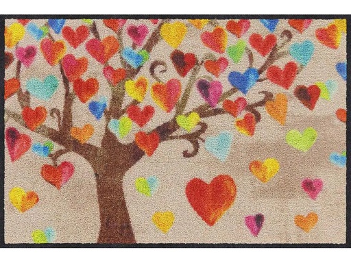 [90199415 1275872] Salonlöwe Fussmatte Tree of Love 50 cm x 75 cm