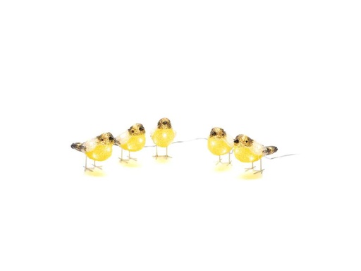 [90199525 1030059] Konstsmide LED-Figur Acryl Vögel, 5er Set