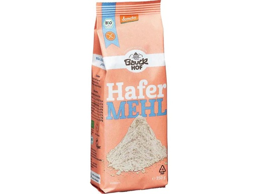 [90199581 1267859] Bauck Mühle Hafermehl Vollkorn glutenfrei Demeter 350 g