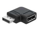 Delock Adapter DisplayPort - DisplayPort, 8K/60Hz links gewinkelt
