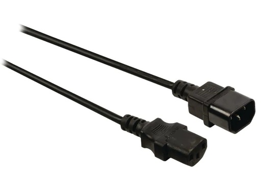 [90199665 1276391] Diggelmann Gerätekabel 2.5 m C13 - C14 Schwarz