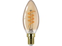 Philips Lampe LEDcla 15W B35 E14 GOLD D Warmweiss