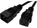 Diggelmann Gerätekabel 0.5 m C19 - C20 Schwarz