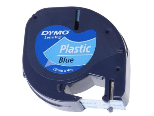 [90200138 1277672] DYMO Beschriftungsband LetraTag Schwarz auf Blau