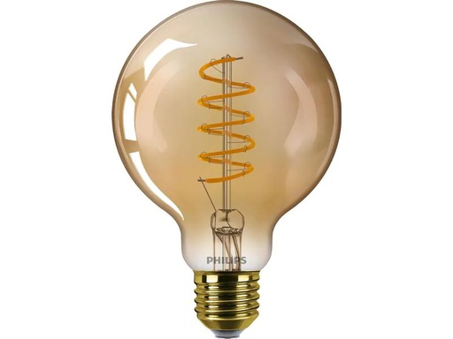 [90200144 1257354] Philips E27 Vintage Globe, 25W Ersatz, Gold, Standard-Dim Warmweiss