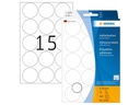 HERMA Vielzweck-Etiketten 2270 Weiss Ø 32 mm, 32 Blatt