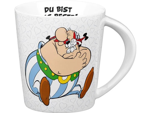 [90200196 1273857] Könitz Kaffeetasse Du bist das Beste! 380 ml , 1 Stück, Weiss