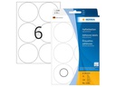 HERMA Vielzweck-Etiketten 2280 Weiss Ø 50 mm, 32 Blatt