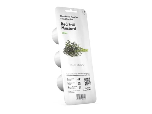 [90200326 1269238] Click and Grow Samen Roter Rüschen-Senf, 3er-Pack