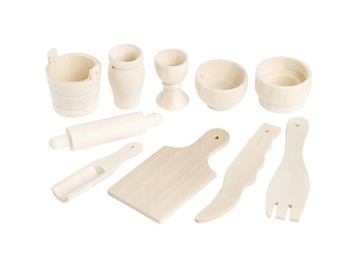 [90030552 1060291] Creativ Company Mini-Utensilien Küche 1 Stück