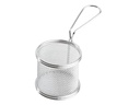 Paderno Servierkorb Pommes Frites 8 cm x 7.5 cm 1 Stück, Silber