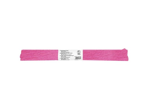 [90030566 1107443] URSUS Krepppapier 50 cm x 2.5 m, 32 g/m², Dunkelrosa