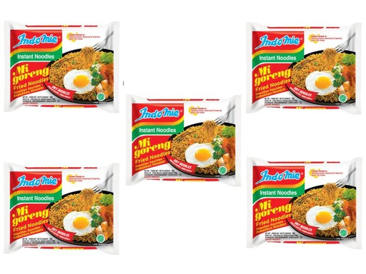 [90200564 1269950] Indomie Noodles Mi Goreng 5 x 80 g