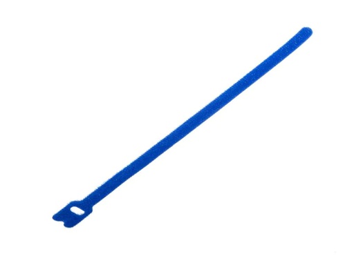 [90030590 355629] FASTECH Klettkabelbinder E7-2 Strap 7 x 200 mm Blau, 10 Stück