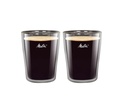 Melitta Kaffeebecher Lungo 200 ml, 2 Stück, Transparent