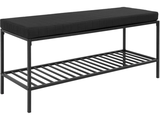 [90200721 1249600] House Nordic Bank Vita 100 x 48.5 cm, Schwarz
