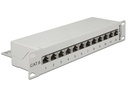 Delock Netzwerkpanel 12 Port 10 Cat.6 LSA Grau