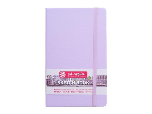 [90200846 1282890] Talens Malbuch 13 x 21 cm Violett