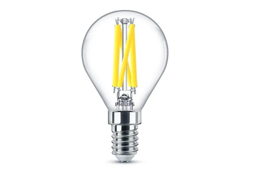 [90200989 1257363] Philips Lampe LEDcla 40W E14 P45 CL WGD90 Warmweiss