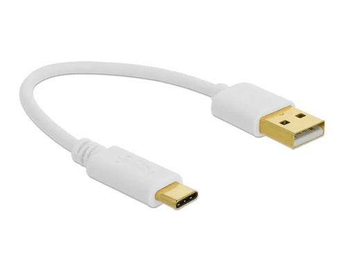 [90200998 1278503] Delock USB-Ladekabel USB A - USB C 0.15 m