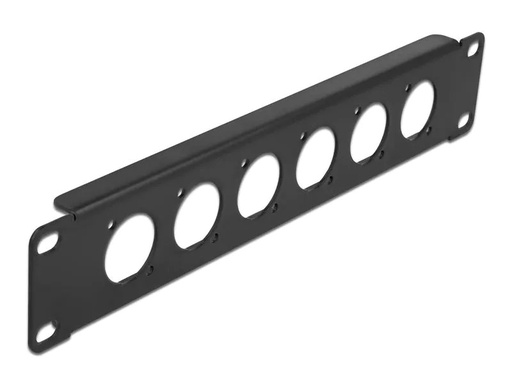 [90201067 1270342] Delock Patchpanel D-Typ 6 Port, 10 Rack