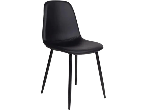 [90201105 1249568] House Nordic Stuhl Stockholm 2 Stück, 80 x 55 cm, Schwarz