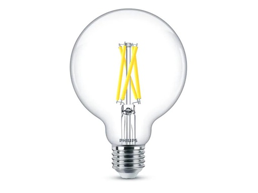 [90201150 1257378] Philips Lampe LEDcla 60W E27 G93 CL WGD90 Warmweiss