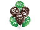 Belbal Luftballon Dino Skelets Braun/Grün, Ø 30 cm, 50 Stück