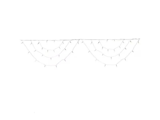 [90201286 1030046] Konstsmide LED-Lichtervorhang Bogen, 184 LED, 5.6 m, Outdoor