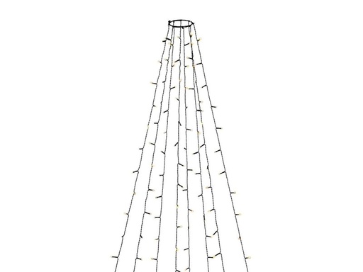 [90201294 561792] Konstsmide LED Baummantel mit Ring, 400 LED, 4 m, Outdoor