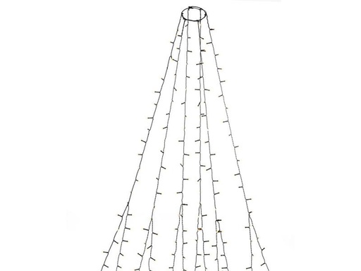 [90201353 1177069] Konstsmide LED Baummantel mit Ring 6 Stränge, 270 Lampen