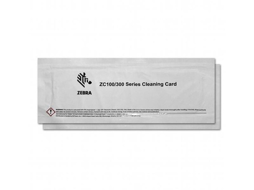 [90201439 1277803] Zebra Technologies Reinigungsmaterial ZC100/300/350 Cleaning Cards