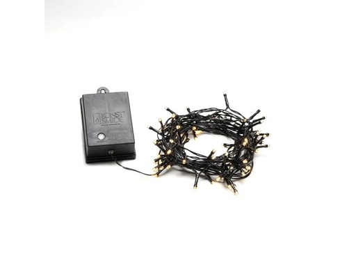 [90201443 428408] Konstsmide LED-Lichterkette LK Batterie, 80 LED, 7.9 m, Outdoor