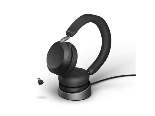 [90201452 1283305] Jabra Headset Evolve2 75 Duo UC Schwarz, USB-C, inkl. Ladestation